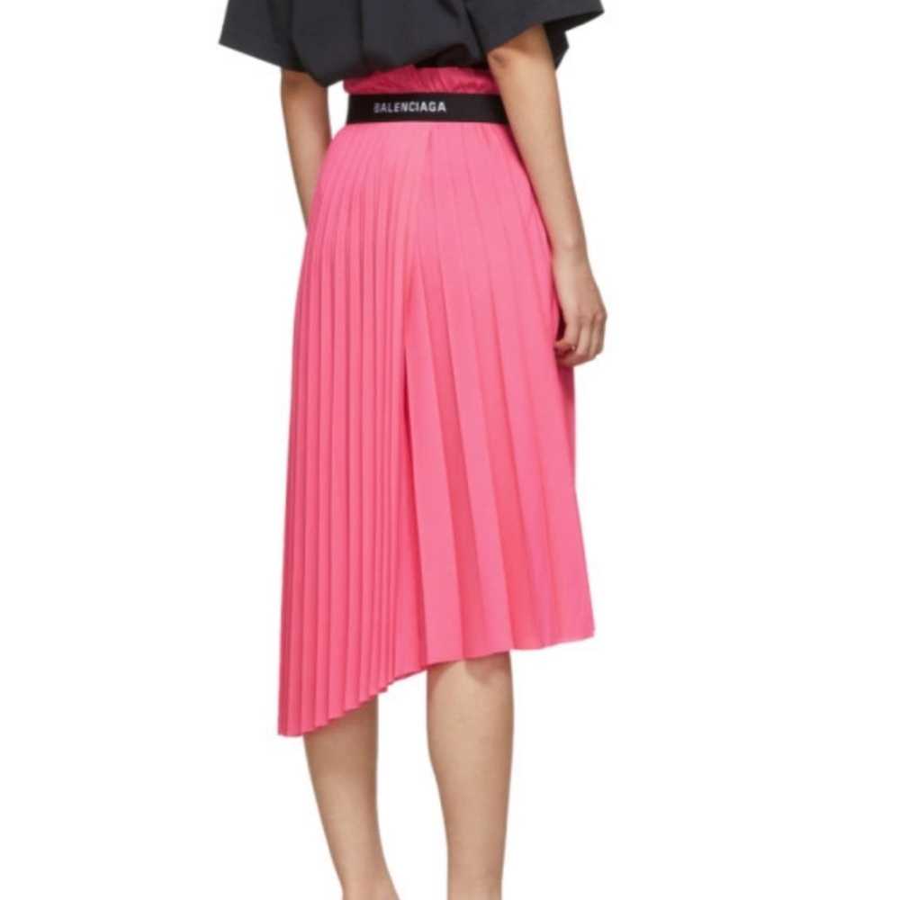 Balenciaga Pink Pleated Skirt